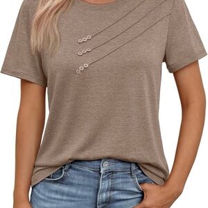 Casual Tan Women's Top